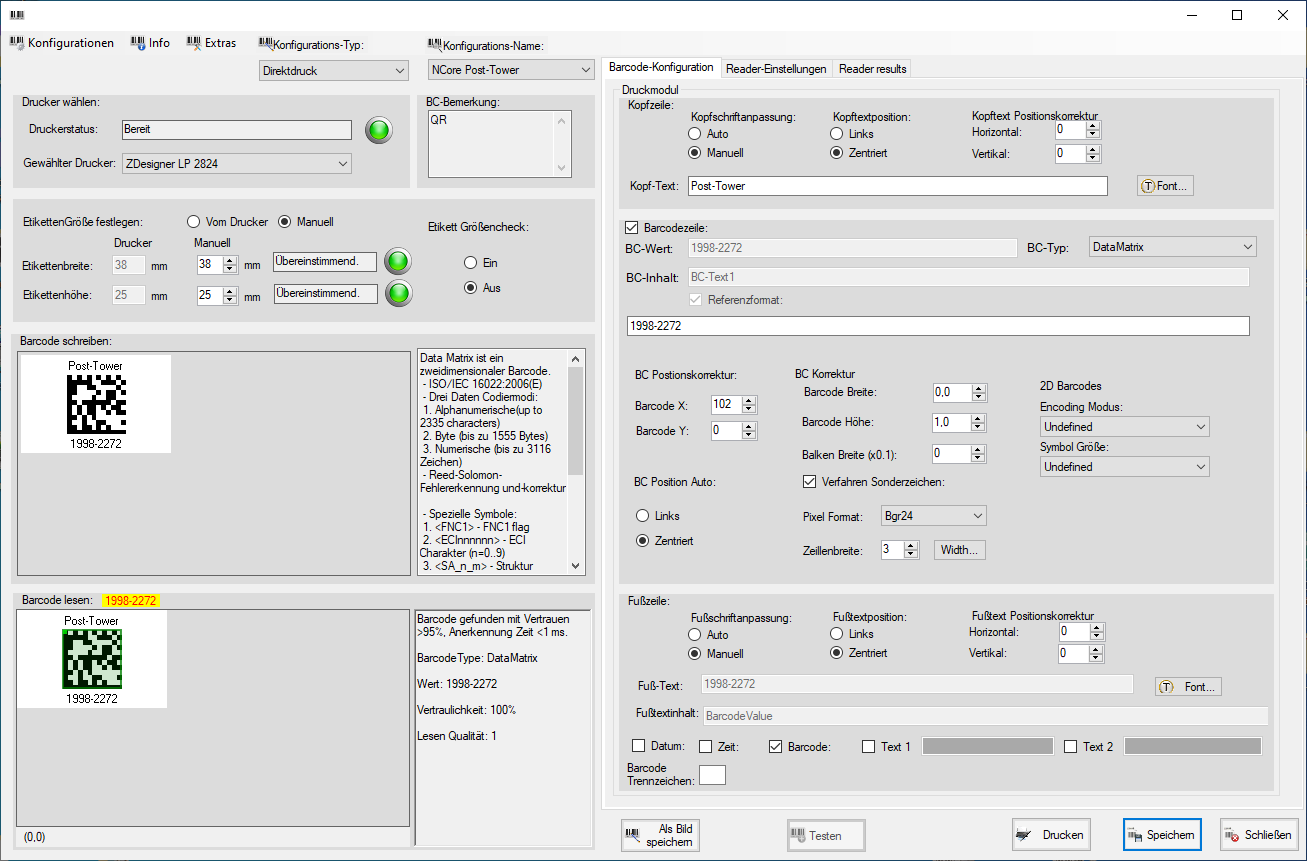 barcode druck admin