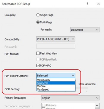 KCP Option durchsuchbare PDF