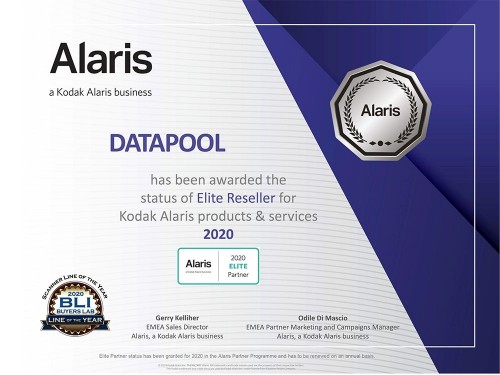 Die DATAPOOL GmbH ist Kodak Alaris Elite Partner 2020